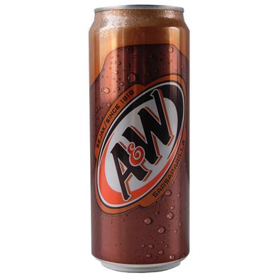 A and W Sarsaparilla Root Beer Drink Can 320ml (Malaysia) image