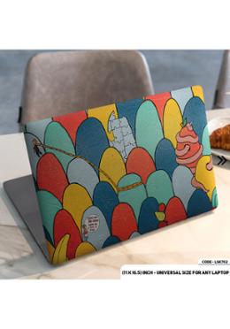 DDecorator Abstract Colorful Art Laptop Sticker image