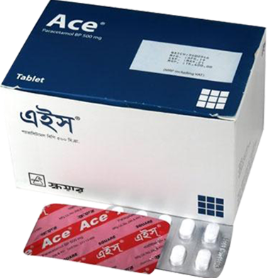 Ace 500 mg - 10's Strip Tablet image