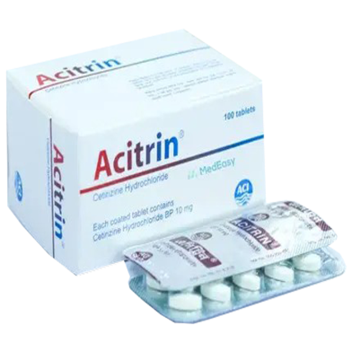 Acitrin 10mg 10's Strip Tablets image