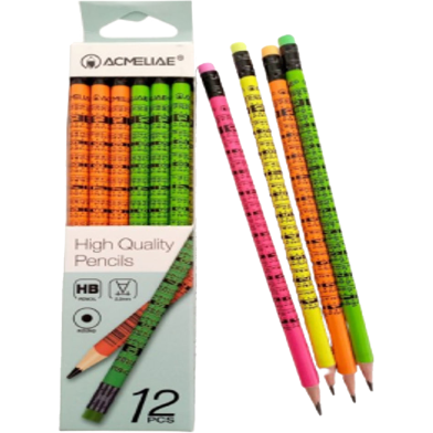 Acmeliae HB Graphite Pencils 12 Pcs Box image