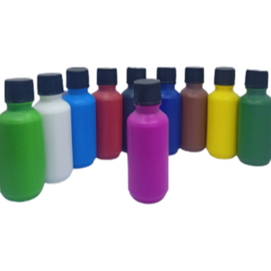 Acramin Ready Colours for Fabric Painting (10 Colour Set) - 50 ml Each image