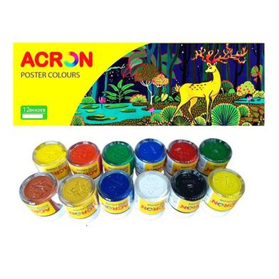 Acron Students Poster Colours Gulliver Kit - 120 ml (10ml bottles of 12 shades) image