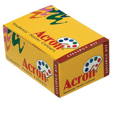 Acron Students’ Poster Colours Lilliput Kit -60 ml (10ml bottles of 6 shades) image