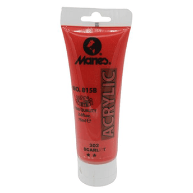 Acrylic Colour Paint Scarlet- 75ml image