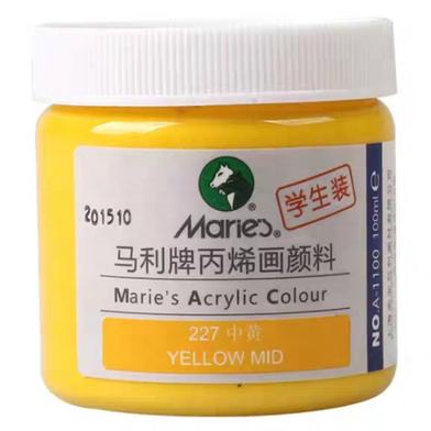 Acrylic Colour Yellow Mid- 100ml image