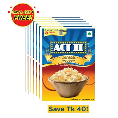 Act II IPC Butter Delite 70gm (Buy 5, Get1) image