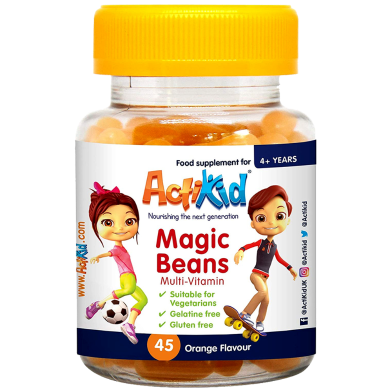 ActiKid® Magic Beans Multi-Vitamin Orange Flavour - 45 Softgels image