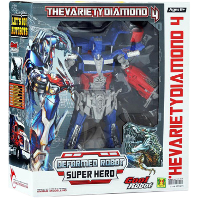 Action Figure Transformers 3 Optimus Prime Robot Toy For Boys12 inch image