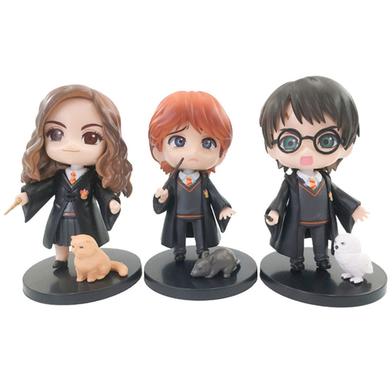 Action Figure – Harry Potter set of 3 all character Hermoine Ron – 10 cm image