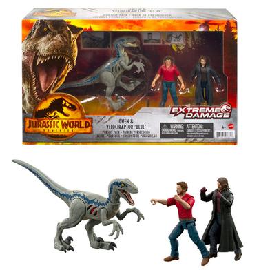Jurassic world story pack velociraptor blue & discount owen
