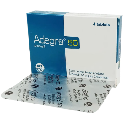 Adegra 50 mg Tablet – 4's Strip image