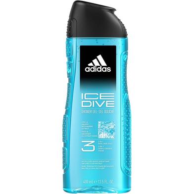 Adidas Ice Dive Refreshing 3 in 1 Shower Gel 400 ml (UAE) image