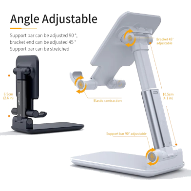 Adjustable Desktop Stand For Phone and Tablet (Any Color) image