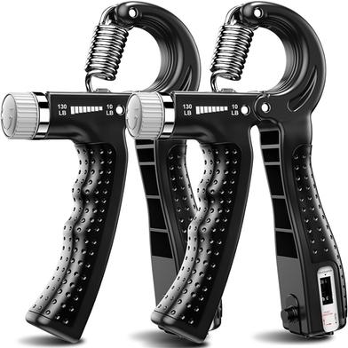 Adjustable Hand Grips Strengthener With Monitor - 1 Pair (multicolor). image