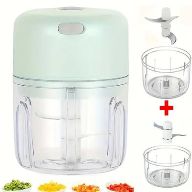 Advanced Quality - Mini electric garlic grinder chopper cordless food fruit vegetable blender kitchen - Signifying Quality image