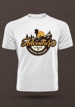 Adventures Camping Outdoor Since 98 Men's Stylish Half Sleeve T-Shirt image