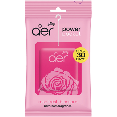 Aer Power Pocket Bathroom Fragrance Rose Fresh Blossom 10g image