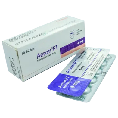 Aeron FT 4mg 10's Strip Tablets image