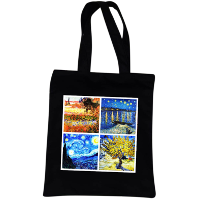 Aesthetic Canvas Tote Bag For Women With Zipper image