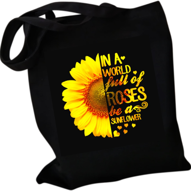 Aesthetic Canvas Tote Bag For Women With Zipper image