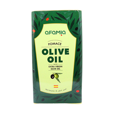 Afamia Pomace Extra Virgin Olive Oil Jar Tin 4Ltr (Spain) image