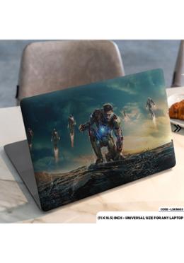 DDecorator Aggressive Mood Of Iron Man Laptop Sticker image
