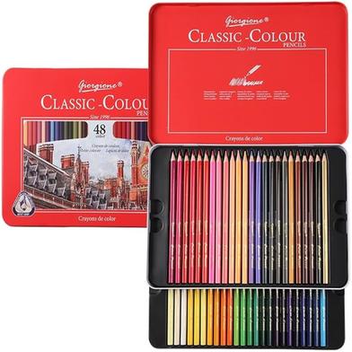 Ahbab Giorgione Artists Colouring Pencils Tin (Set of 48) image
