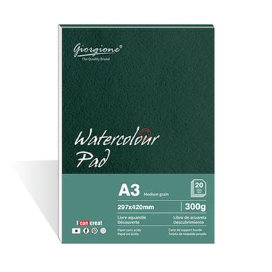 Ahbab Giorgione Watercolor pad 300G 20 Sheets A3 image