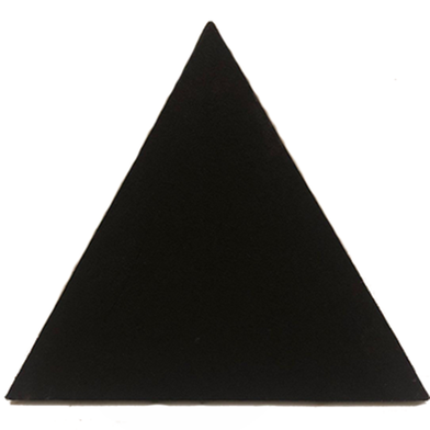 Ahbab Triangle Canvas 10 inch Black image