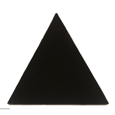 Ahbab Triangle Canvas 12 inch Black image