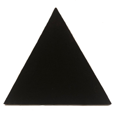 Ahbab Triangle Canvas 8 inch Black image