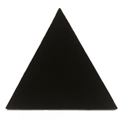Ahbhab Triangle Canvas 6 inch Black image