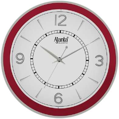 Ajanta Designer Wall Clock 1877 Red image