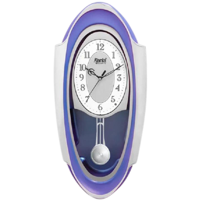 Ajanta Wall Clock – Classic Musical Pendulum Quartz Wall Clock 1627 – Violet image