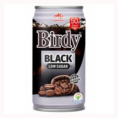 Ajinomoto Birdy Less Sugar Black Coffee Can 180ml (Thailand) image