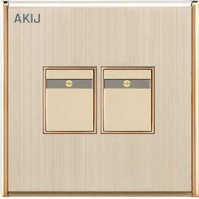 Akij Aura 2 Gang 2 Way Switch image