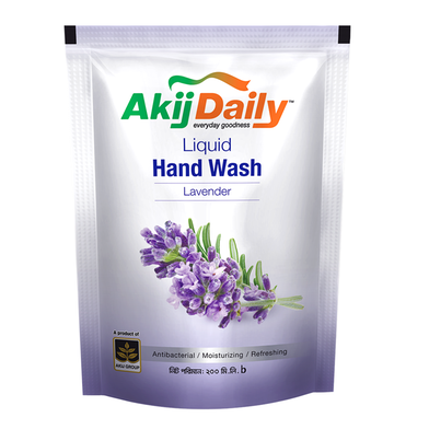 Akij Daily Liquid Hand Wash Refil Lavender - 200ml image