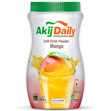Akij Daily Soft Powder Drink (Mango) 750 gm image