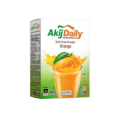 Akij Daily Soft Powder Drink (Orange)200 gm image