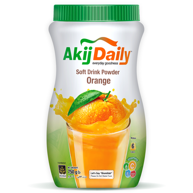 Akij Daily Soft Powder Drink (Orange)750gm image