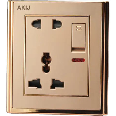 Akij Innova Combination Socket WithSwitch image