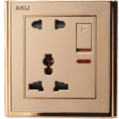 Akij Innova Multi Socket With Switch, 13A image