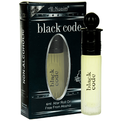 Al-Nuaim Black Code Attar (ব্লাক কোড আতর) - 6 ml image