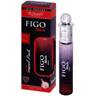 Al-Nuaim Figo Black Mini Perfume (ফিগো ব্ল্যাক মিনি পারফিউম) - 20 ml (Travel Pack) image