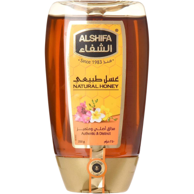Al Shifa Natural Honey - Squeeze 250 Gm image