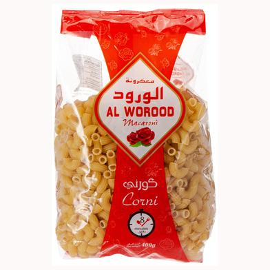 Al Worood Corni Macaroni Poly Pack 400gm (UAE) image