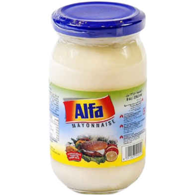 Alfa Mayonnaise Jar - 8 Oz image