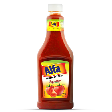 Alfa Tomato Ketchup - Squeeze- 850 Gm image