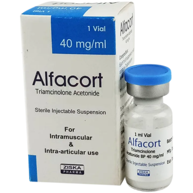 Alfacort 40mg Per ml IM IA Injection 1ml Vial image